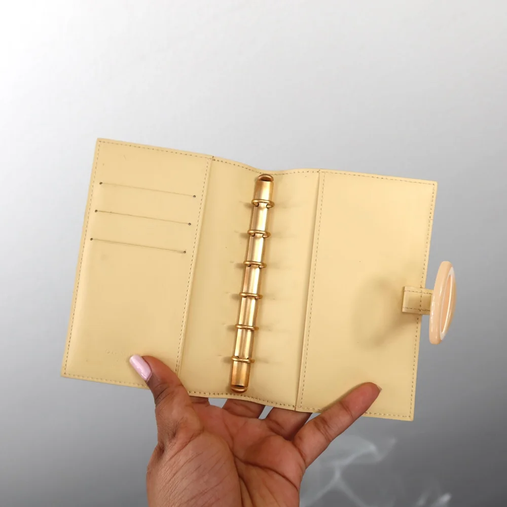 Louis Vuitton Yellow Epi Leather Passport Agenda EXCELLENT